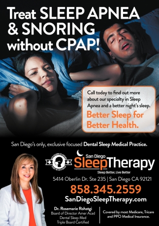 Treat Sleep Apnea & Snoring Without CPAP