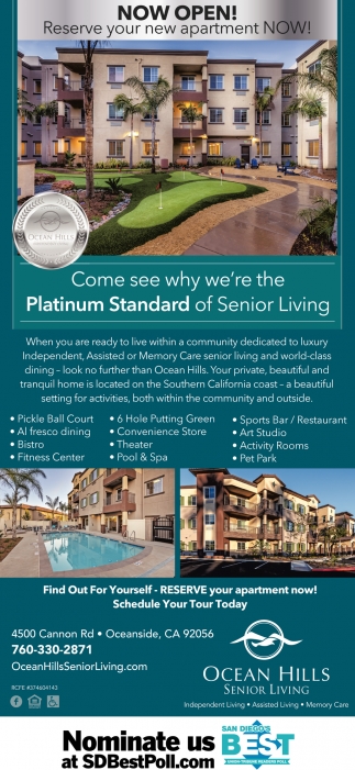 Come See Why We're The Platinum Standard of Senior Living