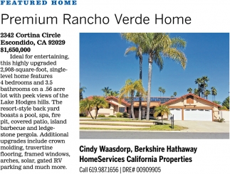 Premium Rancho Verde Home