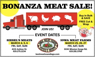 Bonanza Meat Sale!