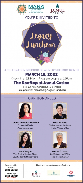 A Celebration In Honor Of Women's History Month
