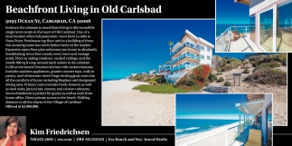 Beachfront Living In Old Carlsbad