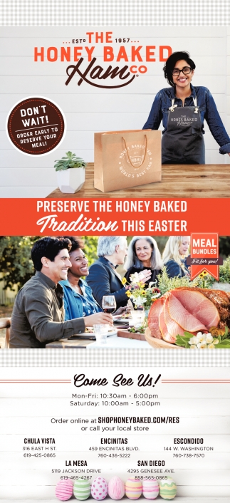 Preserve The Honey Baked Tradition This Easter