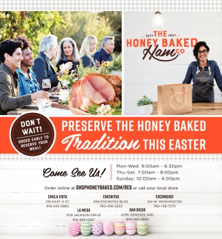 Preserve The Honey Baked Tradition This Easter