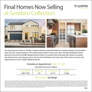 Final Homes Now Selling At Sendero Collection