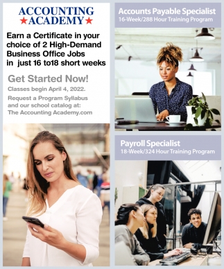 Earn a Certificate In Your Choice Of 2 High-Demand Business Office Jobs In Just 16 To 18 Short Weeks