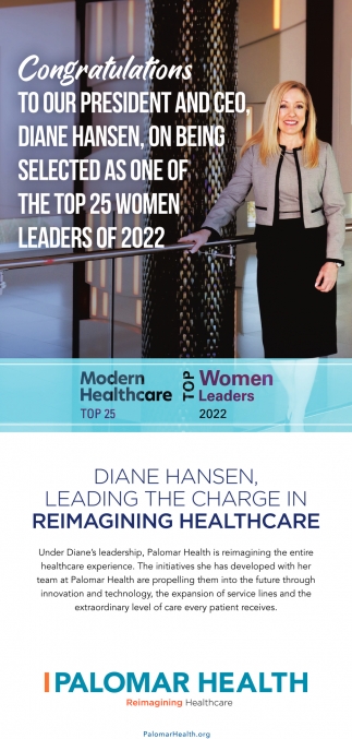Diane Hansen, Leading The Charge In Reimagining Healthcare