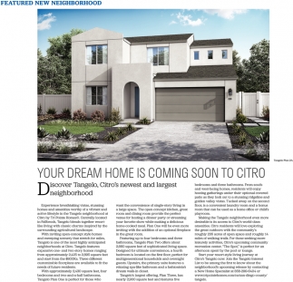 Your Dream Home Is Coming Soon To CItro