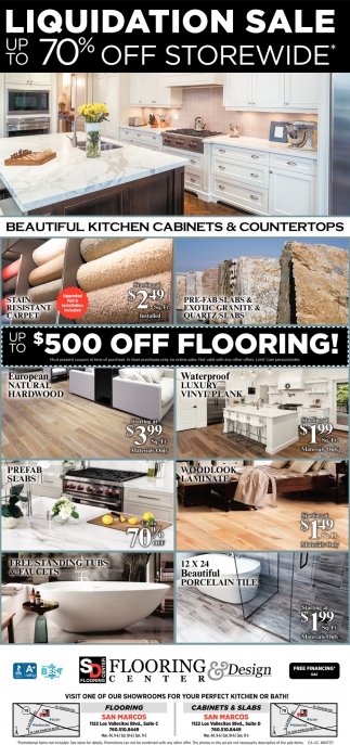 Up To $500 OFF Flooring!
