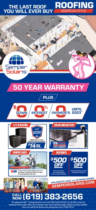50 Year Warranty