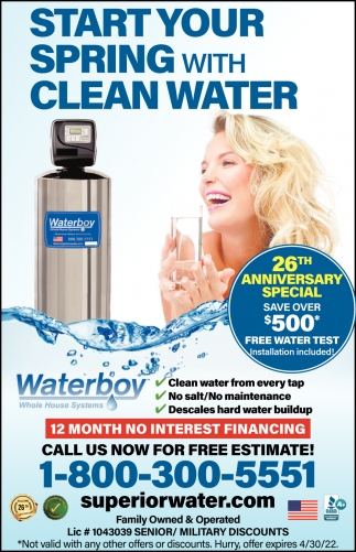 Start Your Spring With Clean Water