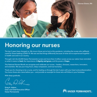 Honoring Nurses