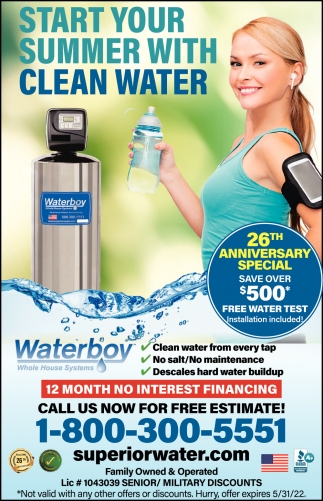 Start Your Summer With Clean Water