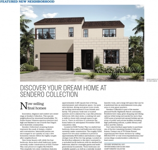 Discover Your Dream Home At Sendero Collection