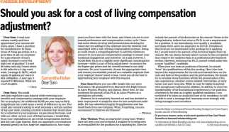 Should You Ask For A Cost Of Living Compensation Adjustment?
