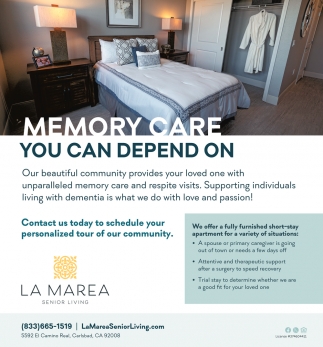 Memory Care You Can Depend On