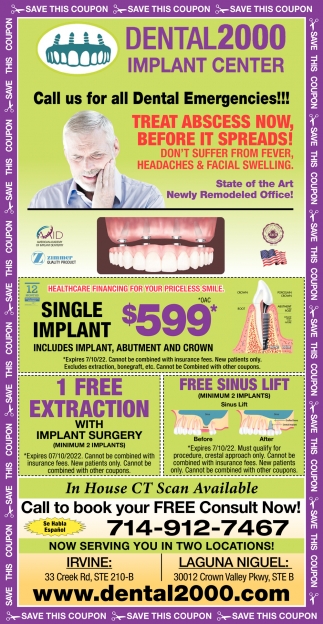 Call Us For All Dental Emergencies!!!