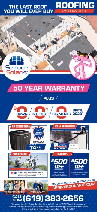 50 Years Warranty
