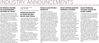 PSAR Class On MLS Benefits