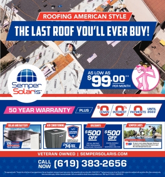 The Last Roof You Will Ever Buy!