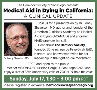 Medical Aid In Dying In California