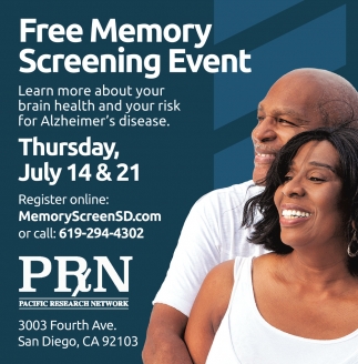Free Memory Screening Event