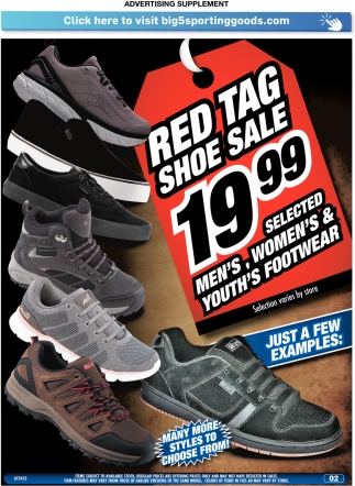 Red Tag Shoe Sale