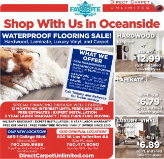 Waterproof Flooring Sale!