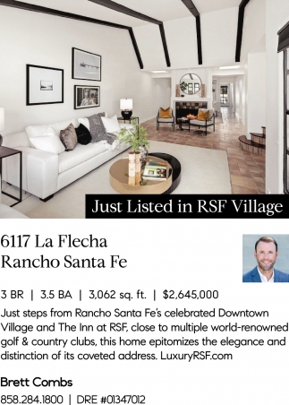 Just Listed In RSF Village