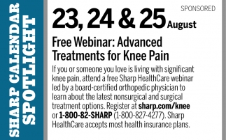 Free Webinar: Advanced Treatments for Knee Pain