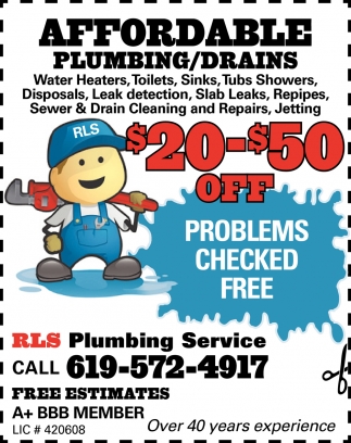 Affordable Plumbing/Drains