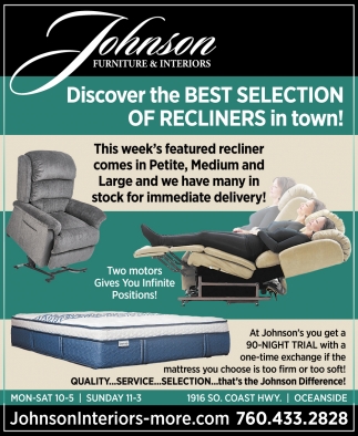 Discover The Best Selection Of Recliners In Town!