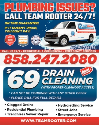 $69 Drain Cleaning Deal