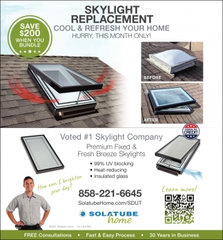 Skylight Replacement Cool & Refresh Your home