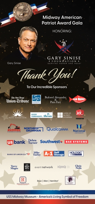 Honoring: Gary Sinise