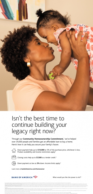 Isn't The Best Time To Continue Building Your Legacy Right Now