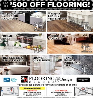 Up to $500 Off Flooring