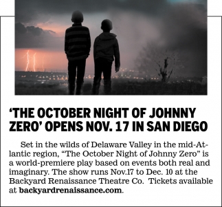 The October Night Of Johnny Zero