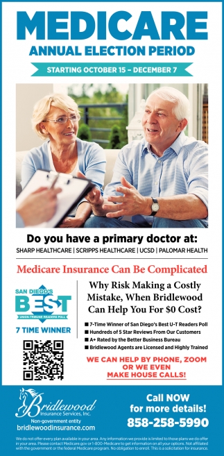 Medicare Annual Enrollment Is Here