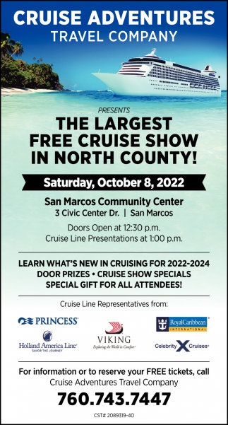The Largest Free Cruise Show