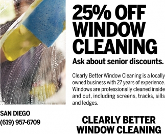 25% Off Window Cleaning