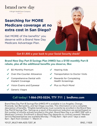 Searching For More Medicare Coverage At No Extra Cost In San Diego?