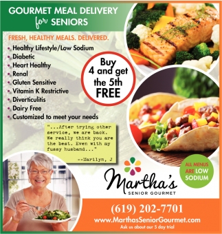 Gourmet Meal Delivery For Seniors