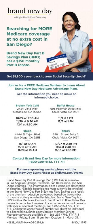 Searching For More Medicare Coverage At No Extra Cost In San Diego?