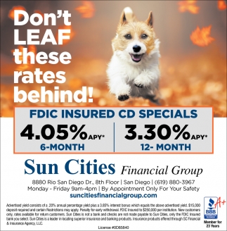 Don't Leaf These Rates Behind!
