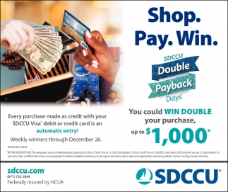 Shop. Pay. Win.
