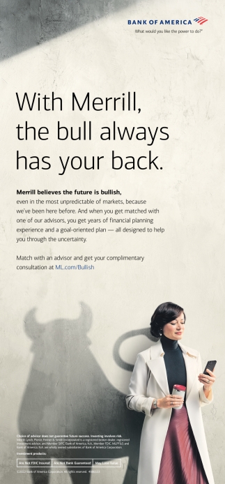 With Merrill, The Bull Always Has Your Back