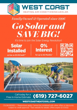 Go Solar And Save Big!