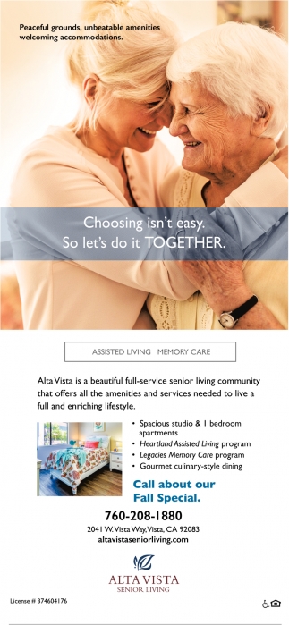 Assisted Living, Memory Care