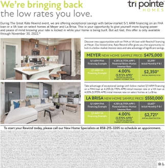 The Low Rates You Love